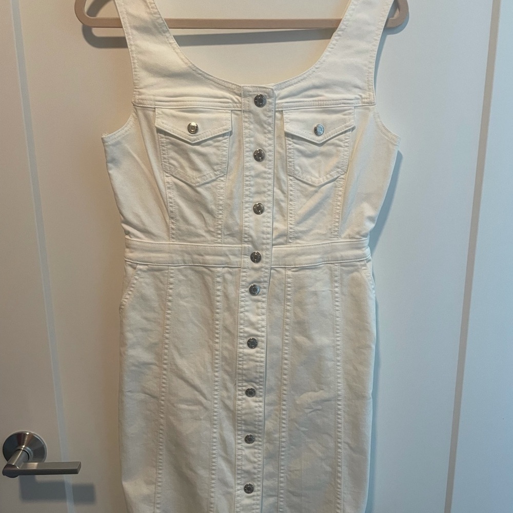 J.Crew White Denim Dress, size 4